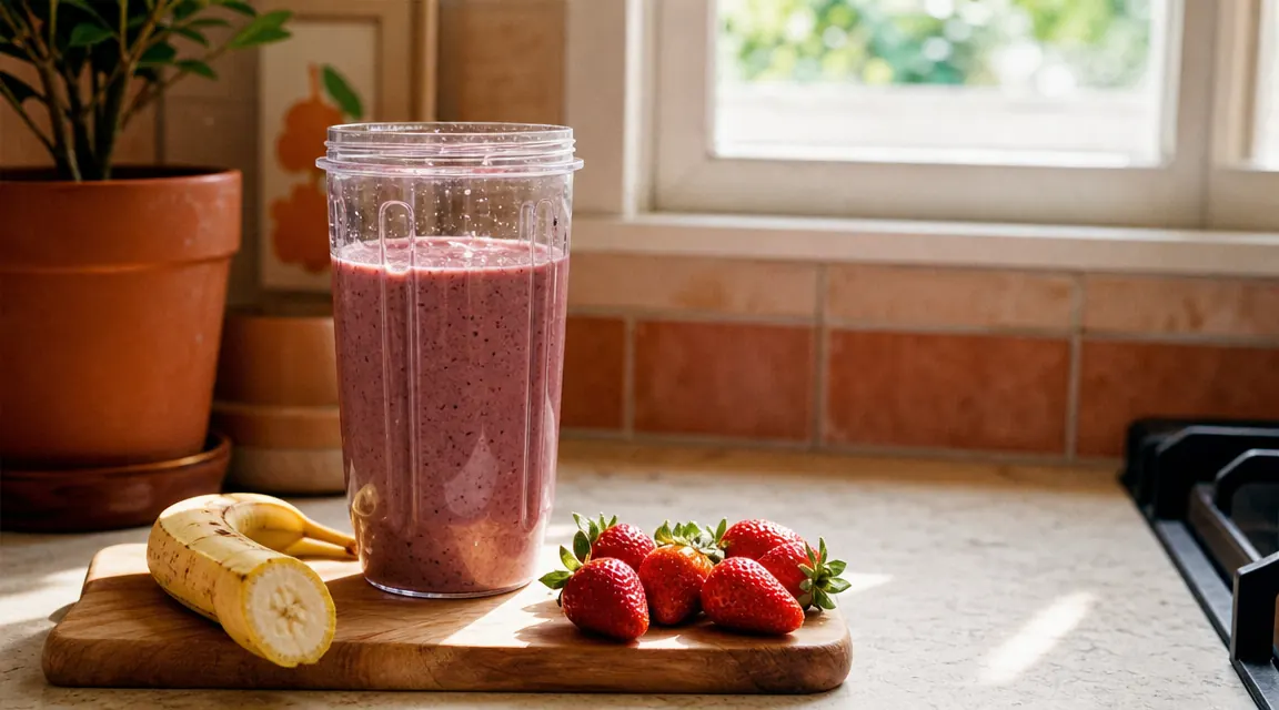How to Make Thick, Creamy Smoothies in a Tiny Kitchen Using a Personal Blender